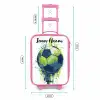 Voetbalvibes - Verf - Groen - Blauw Kinderkoffer - Roze klein -productfoto_formaten