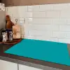 Blauw - Effen kleur Inductie beschermer vinyl 3mm klein 276 -sfeer3