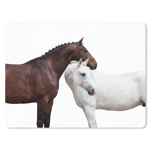 Paard - Modern - Balans muismat rubber klein -3d