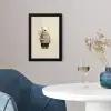 Knuffelbeer - Oranje bloemen - Vriendelijk fotolijst zwart zonder passe partout klein -sfeer4