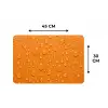 Water - Druppels - Oranje Placemat vinyl groot -specs