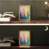 Dromerige - Langgerekte bloemen Light Box met kabel (Tafellamp) klein -sfeer3