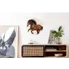 Paard - Galop - Energie Wandcirkel aluminium klein -kantoor