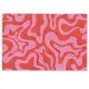 Abstract - Patroon - Rood - Roze - Minimalistisch Deurmat klein -zkaufland3d