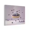 Eten - Taart - Bessen - Blauw PET vilt klein -3d