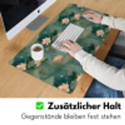 Botanisch - Bloemen - Roze Muismat XXL klein 681 -ysfeer3_duits