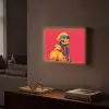 Zonnebril - Schedel - Jas - Rood Light Box met batterij (Wandlamp) middel -sfeer1