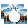 Bomen Frankfurt- Stad - Skyline - Brug Placemat vinyl groot -zzsfeer2_Kitchenyeah-website