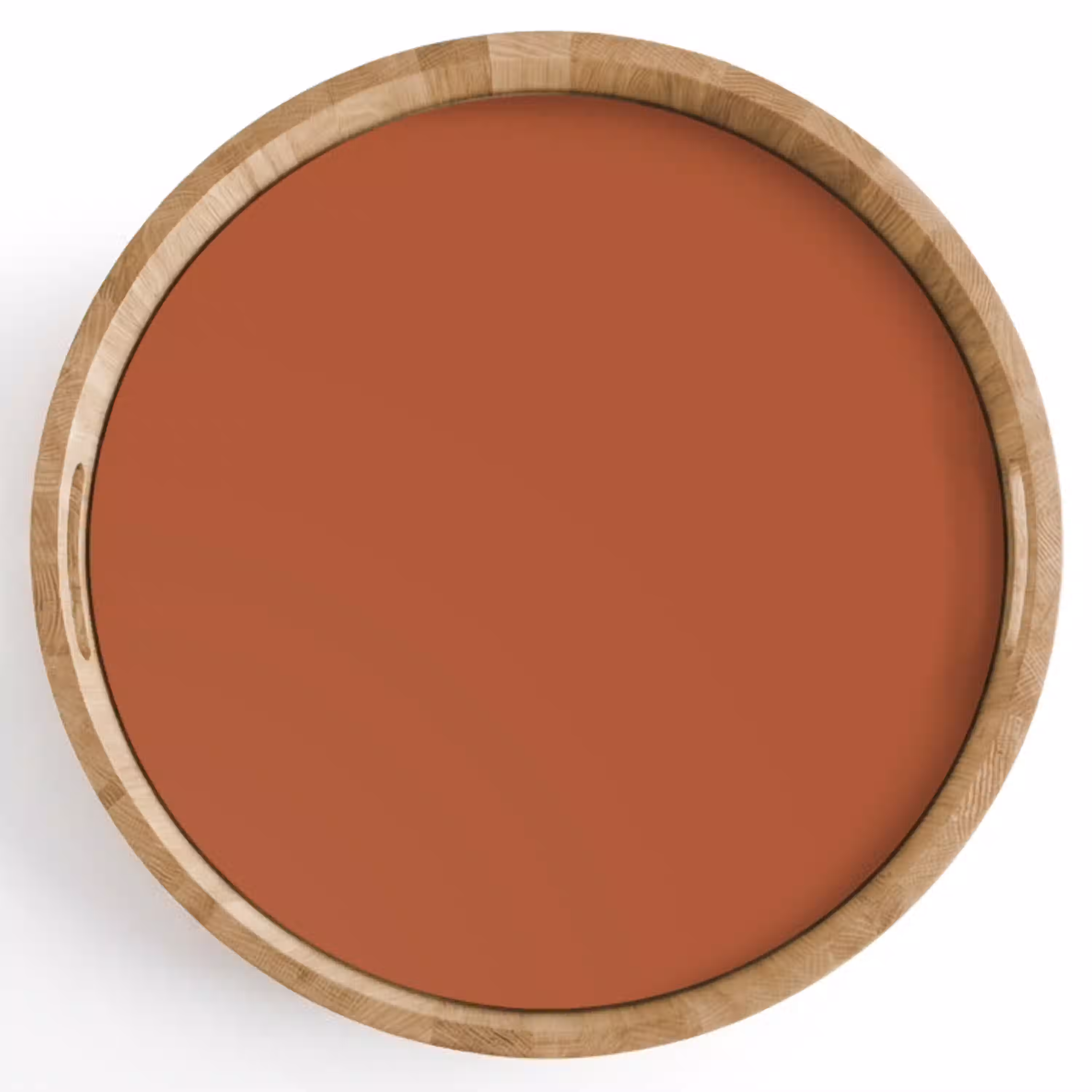 Burnt - Sienna - Oranje Dienblad Rond middel 914 -z3d_shopping