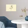 Illustratie - Zwart - Roos poster papier klein -sfeer3