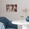 Goud - Marmer - Paars poster papier klein -sfeer3