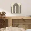 Boogvormen - Zwart - Strak aluminium wit klein -sfeer3