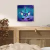 Eenhoorn - Sterrenhemel - Ster - Blauw plexiglas 5mm klein -sfeer4