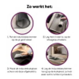 Edelhert - Gewei - Schildering - Rustiek Inductie beschermer vinyl 3mm middel -zzzzzzz-cc-werking