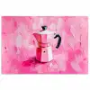 Roze - Verf - Coffee poster papier klein -3d