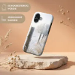 Hek - Sneeuw - Mist - Platteland - Nostalgisch Toughcase MagSafe Apple iPhone 17 klein -USP_RandenV_NL