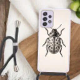 Kever - Insect - Vintage Hoesje Samsung Galaxy A52 5G met koord klein -sfeer4