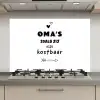 Quotes - Oma's zoals jij zijn kostbaar - Spreuken - Oma keuken achterwand spatscherm klein -3d_website