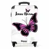 Magenta monarch NBS - Handbagage koffer - Kinderen Unisex middel -productfoto_recht