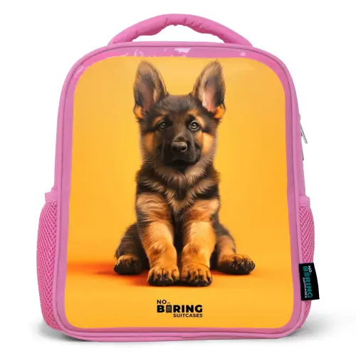 Hein herder Kinderrugzak - Roze middel -3d