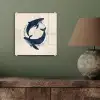 Walvissen - Spetters - Cirkel - Donkerblauw plexiglas 5mm klein -sfeer3