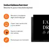 Levensvreugde in Zwart en Wit Inductie beschermer vinyl 3mm klein -zzzzzzz-td-ups