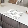 Aap - Oerwoud - Grijs Inductie beschermer vinyl 3mm klein 276 -sfeer8