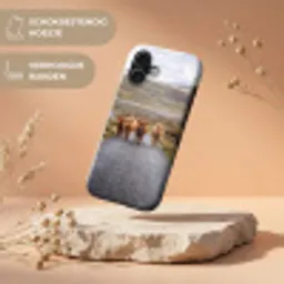 Schotse Hooglanders - Weg - Landschap - Kudde Toughcase MagSafe Apple iPhone 17 klein -USP_RandenV_NL