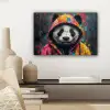 Graffiti - Panda - Jas - Kleurrijk canvas 2cm klein -sfeer6