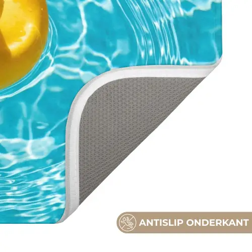 Badeend - Dobberen - Blauw Badmat klein -USP_AntislipNL
