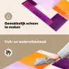 Vlakken - Abstract - Rechthoekig - Oranje Inductie beschemer met haakjes klein -ky-schoon-nl