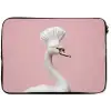 Zwaan - Koksmuts - Mooi - Klassiek laptophoes neopreen klein -zkaufland3dotto