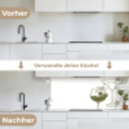 Glazen - Cocktails - Groen keuken achterwand 2 middel -voor-na_DE