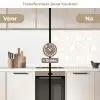 Design - Geometrie - Patroon keuken achterwand 2 middel 871 -voor-na2_NL
