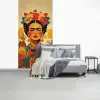 Vrouwelijk - Bloemen - Sieraden fotobehang vinyl groot -slaapkamer
