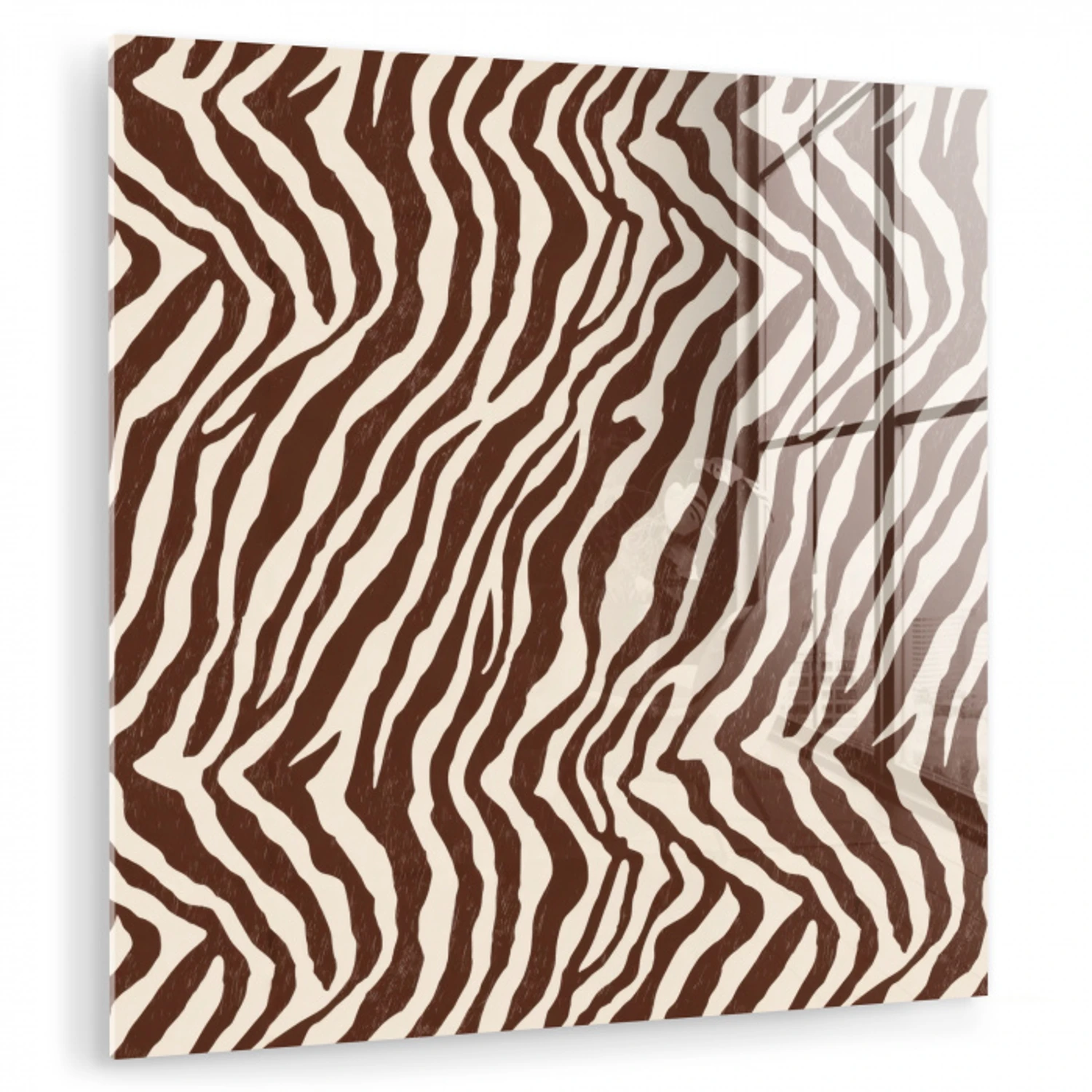 Zebra - Patroon - Zwart - Wit plexiglas 5mm klein 11 -zzzproduct_nieuw