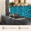 Glanzende - Blauwe - Stenen keuken achterwand 2 middel 871 -usp_NL