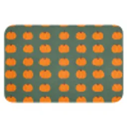 Pompoen - Patroon - Oranje Badmat klein 997 -3d