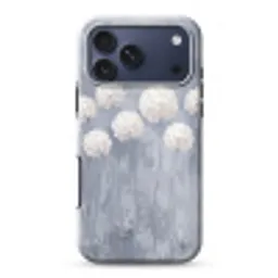 Bloemen - Illustratie - Blauw Toughcase MagSafe Apple iPhone 17 Pro Max klein -3d