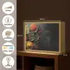Glazen - Bakjes - Blaadjes - Kruiden Light Box met batterij (Wandlamp) middel -USP_websiteoverzichtNL