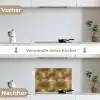 Antiek - Metaallook - Goud keuken achterwand spatscherm klein 900 -voor_na_DE