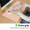 Too old for dicaprio - Roze - Groen Muismat XXL klein -sfeer3