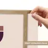 Zandloper - Symmetrisch - Rood - Paars Light Box met batterij (Wandlamp) middel -USP_websiteprintNL