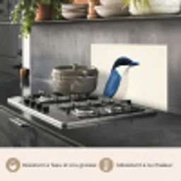 Illustratie - Blauw - Vogel keuken achterwand spatscherm klein -usp_FR