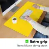 Smile - Roze - Geel Muismat XXL klein -sfeer3
