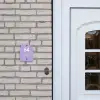 Effen - Lila - Modern Naambord Huisje klein -sfeer1