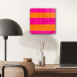 Strepen - Horizontaal - Roze plexiglas 5mm klein 11 -sfeer6