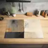 Boom - Vlakken - Takken - Kleurverloop Inductie beschermer vinyl 3mm klein -sfeer5
