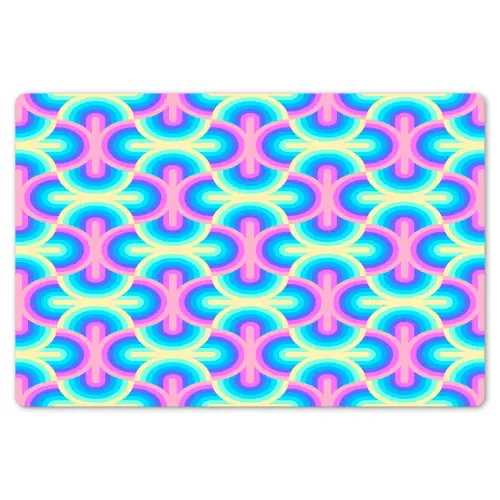 Regenboog - Neon - Kleuren Placemat vinyl groot 368 -zzsfeer1_Kitchenyeah-website