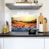 Klaproos - Bloemenveld - Kleurrijk Inductie beschemer met haakjes klein -sfeer2